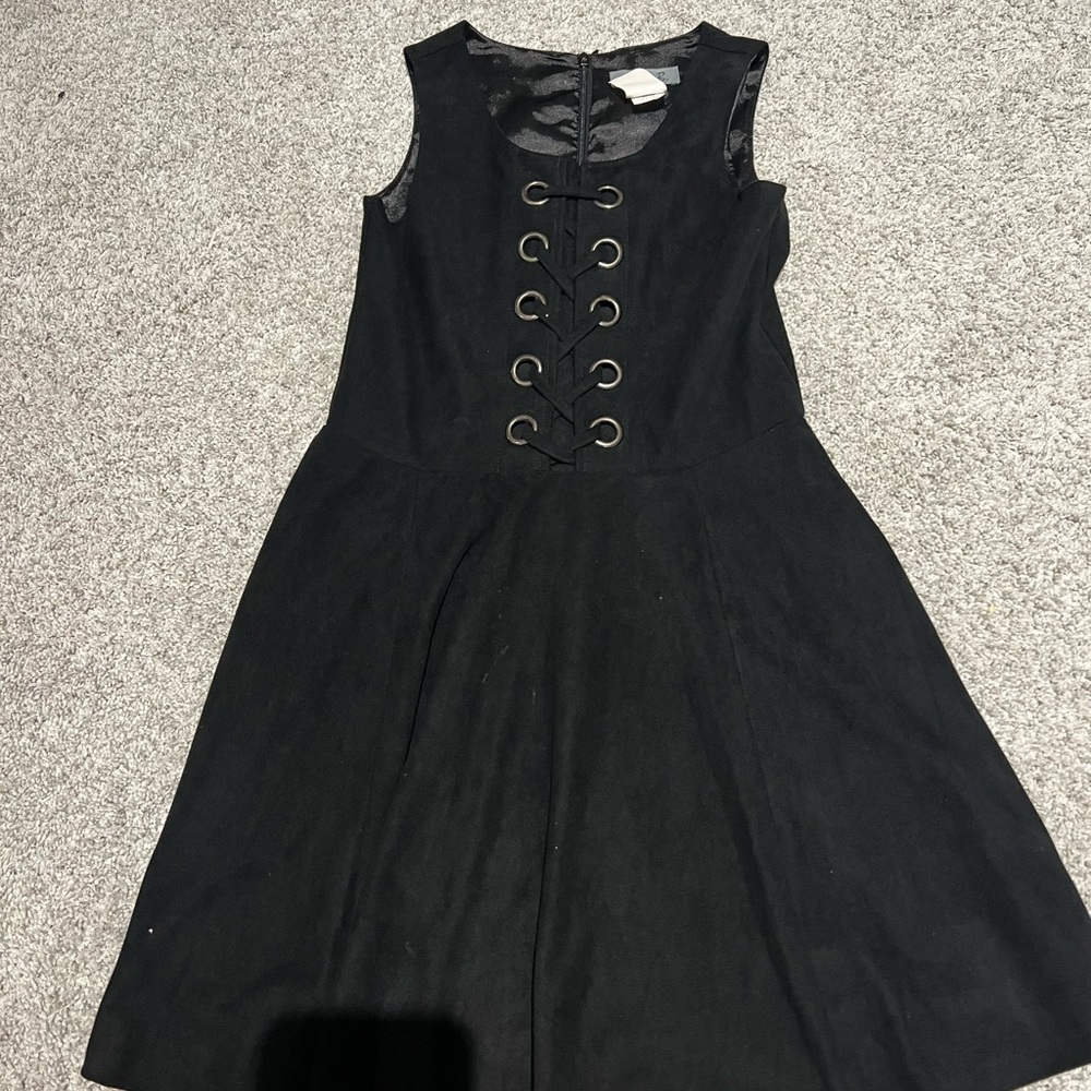 Elisa B Girls Suede Dress